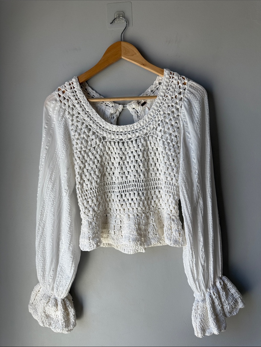 Free People Boho Crochet Top